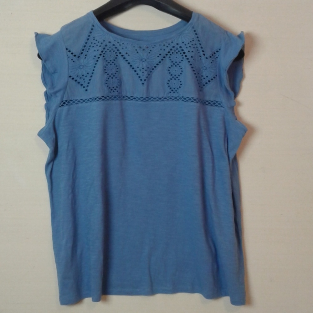 Loft Outlet Women's Cap Sleeve T-shirt XL